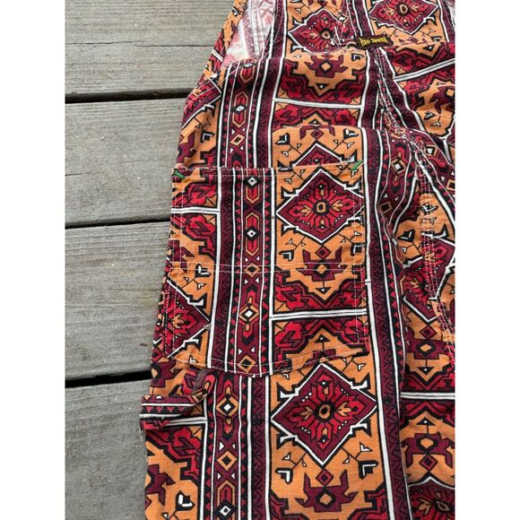 Big Smith Overalls Womens 1960's 34x30 Vintage Aztec Pockets Relaxed Fit VTG - Picture 11 of 14